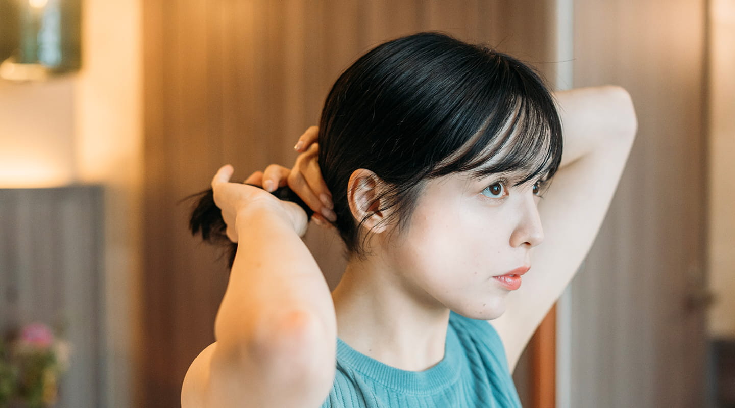 毛量が多い方におすすめのヘアアレンジ