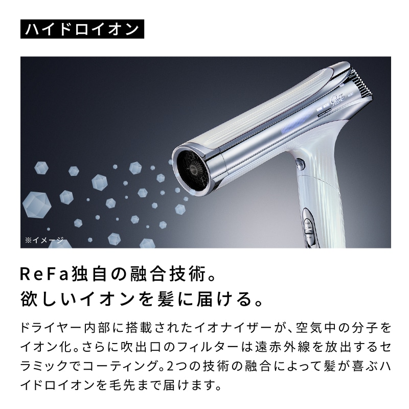 【ReFaギフトラッピングセット S+】リファビューテック ドライヤー S+(ホワイト)