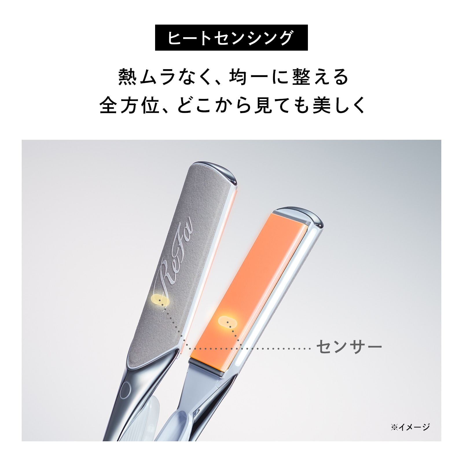【ReFaギフトラッピングセット S+】リファパワーストレートアイロン プロ(ホワイト)