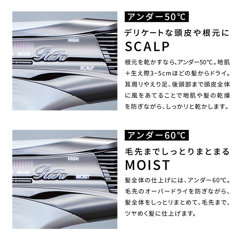 【ReFaギフトラッピングセット S+】リファビューテック ドライヤー S+(ホワイト)