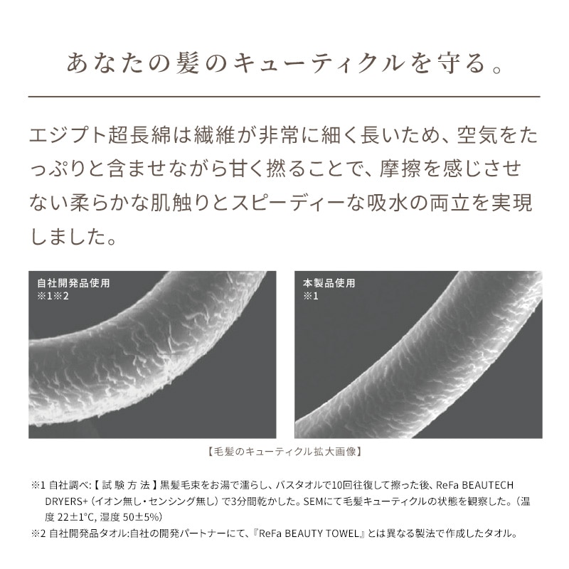 リファウルトラファインバブル ランドリー & リファヘアフェイスタオル(ホワイト)