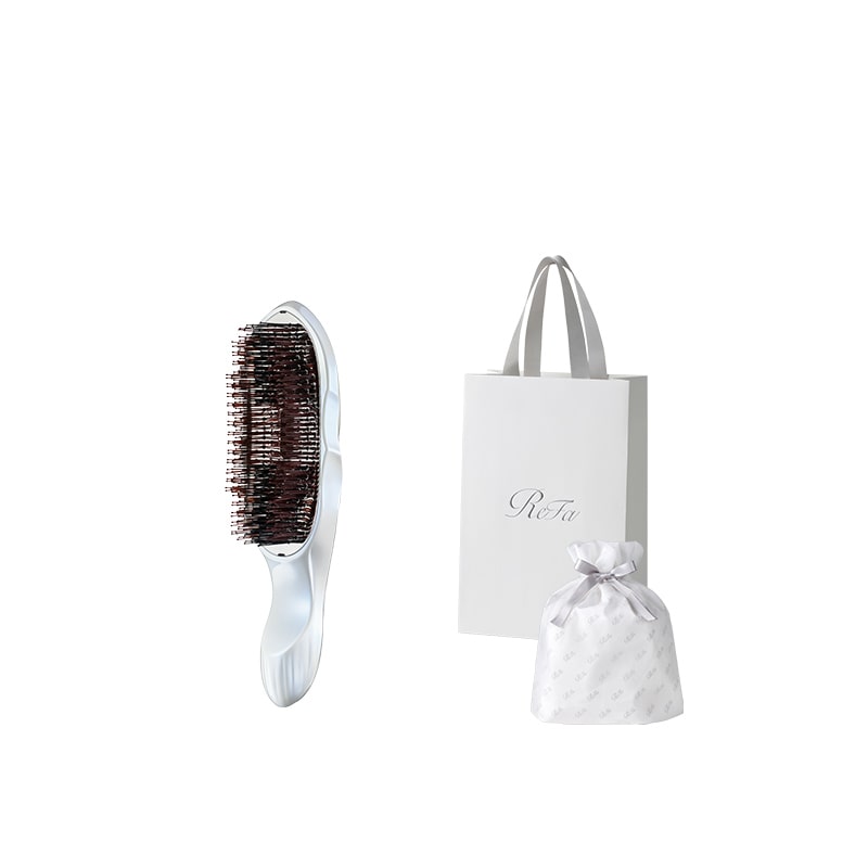 【ReFaギフトラッピングセット S】リファイオンケアブラシプレミアム(ホワイト)