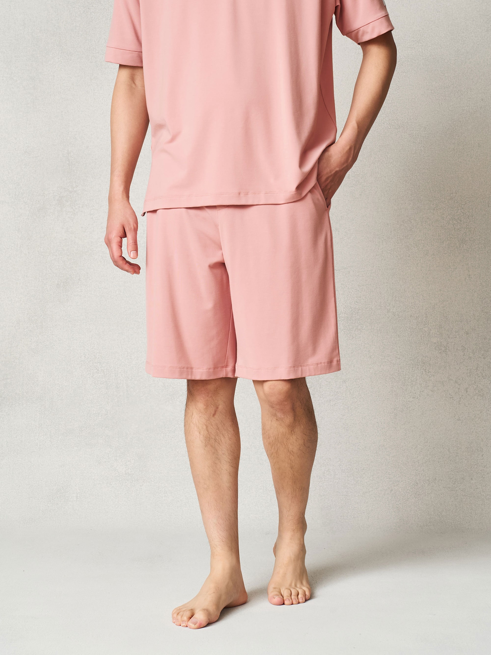 リファ バイタルテック ストレッチスムース ショートパンツ/MEN ピンク SS