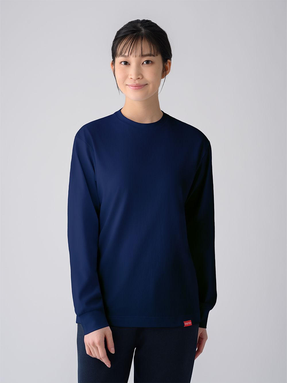 ReD バイタルテック クルーネック長袖 ネイビー M ネイビー M