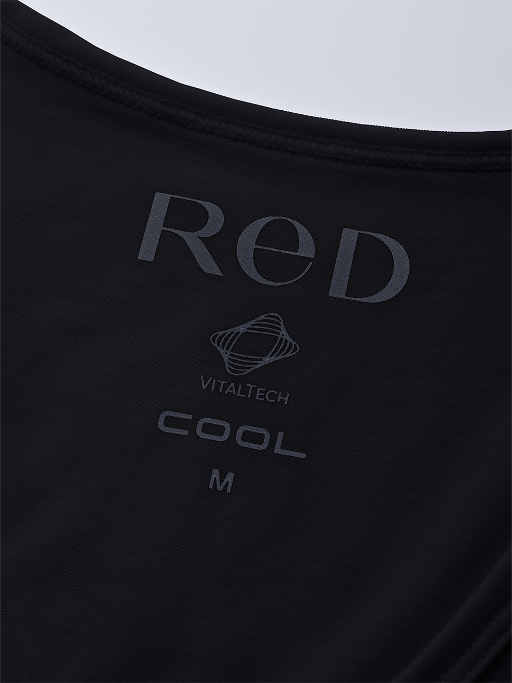 ReD バイタルテック Vネックインナー半袖(COOL) ブラック S ブラック S