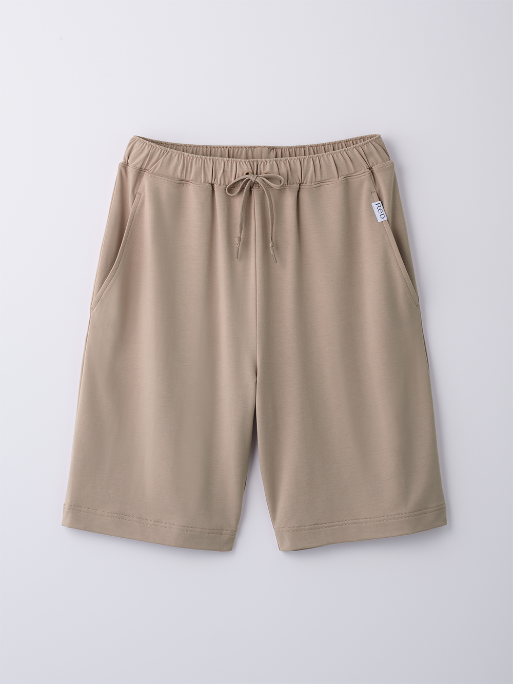 ReD ぐっすりパジャマ ベーシック プルオーバー半袖&ショートパンツ上下セット ベージュ L ベージュ L