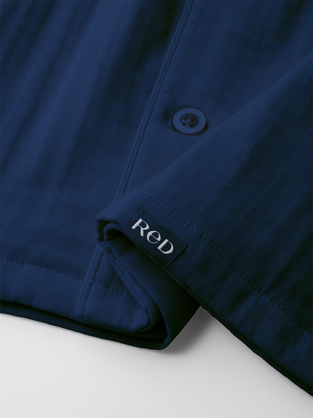 ReD ぐっすりパジャマ オーガニックコットン 長袖ロングパンツセット ネイビー S ネイビー S