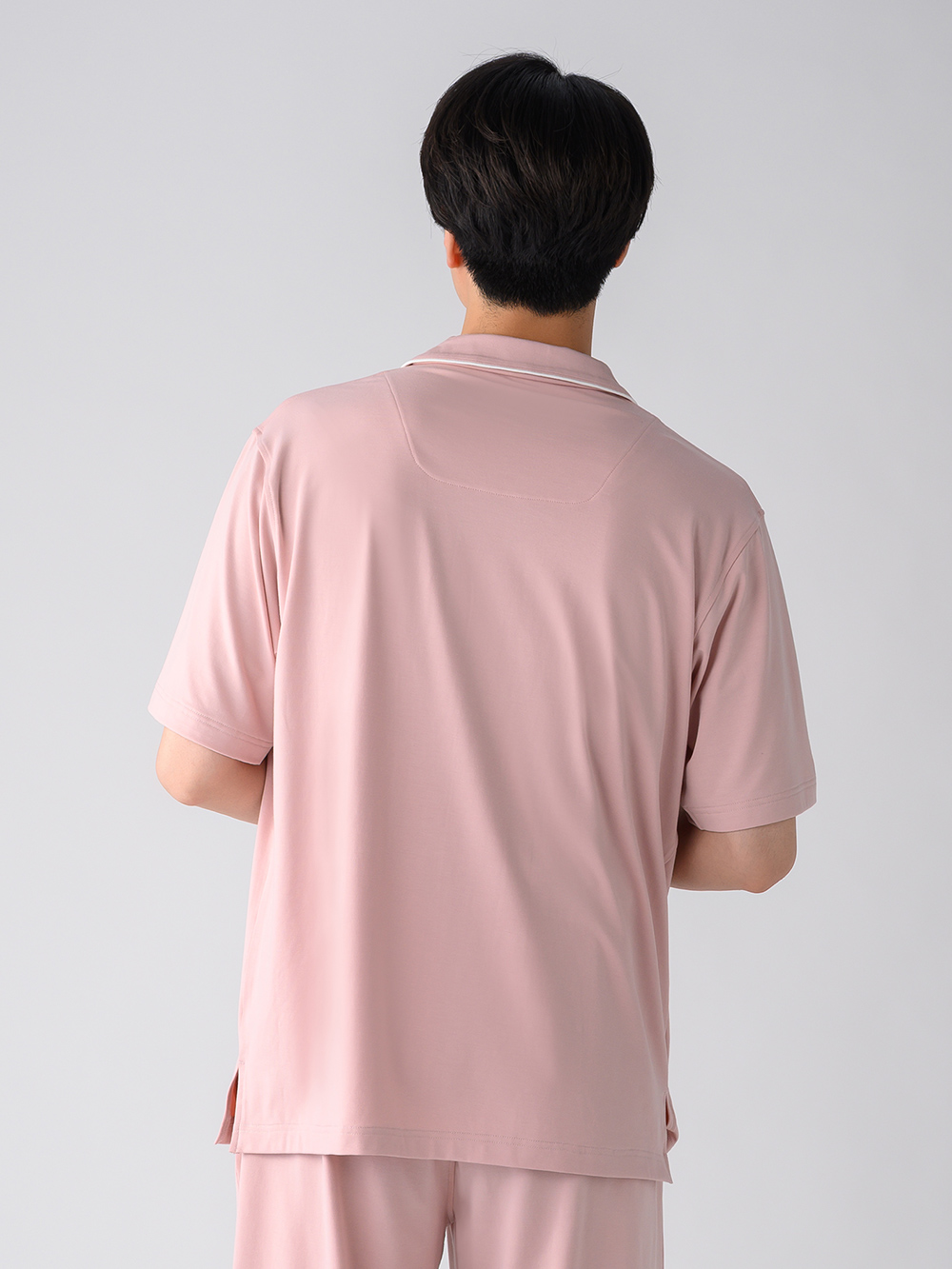 ReD ぐっすりパジャマ ベーシック 前開き半袖 ピンク LL ピンク LL
