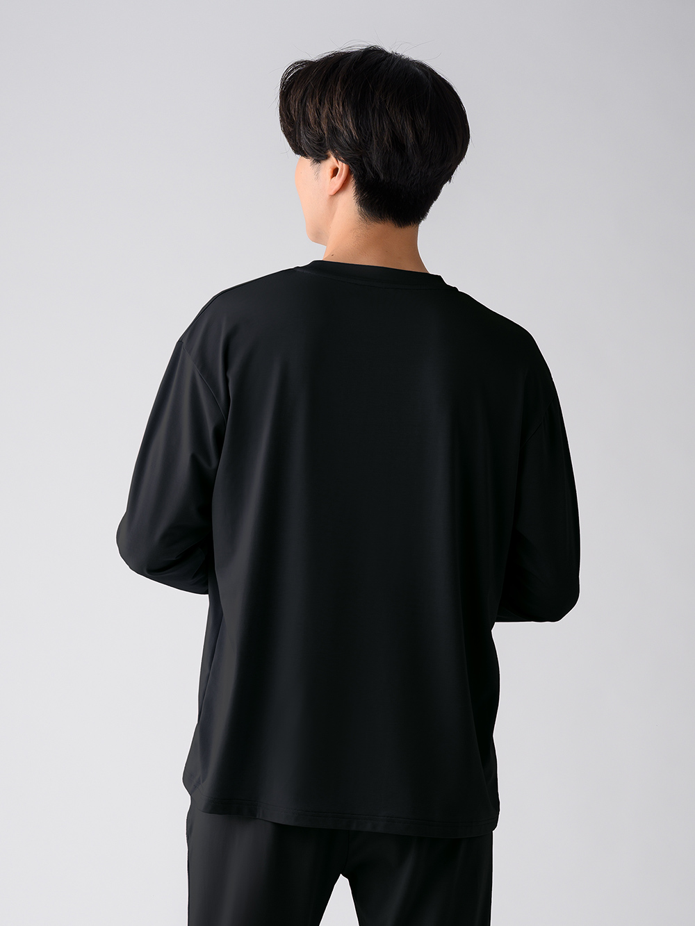 ReD ぐっすりパジャマ ベーシック プルオーバー長袖 ブラック SS ブラック SS