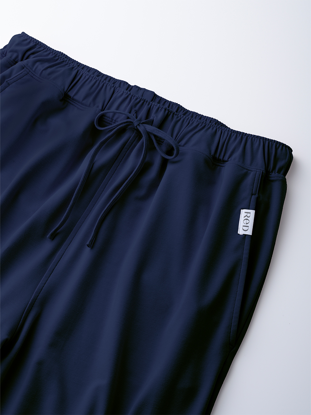 ReD ぐっすりパジャマ ベーシック 前開き半袖&ハーフパンツ上下セット ネイビー S ネイビー S
